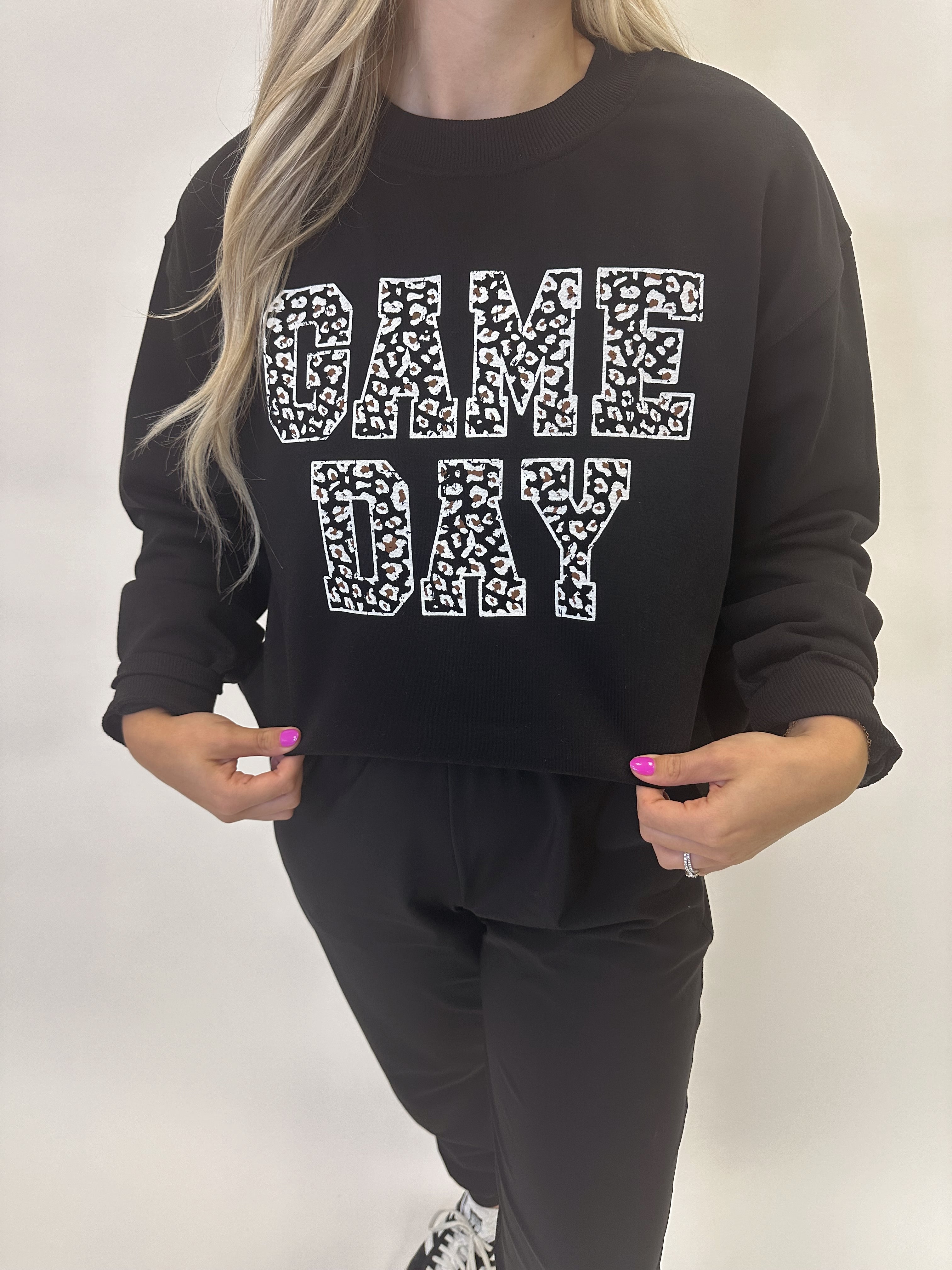 Leopard Game Day Sweatshirt