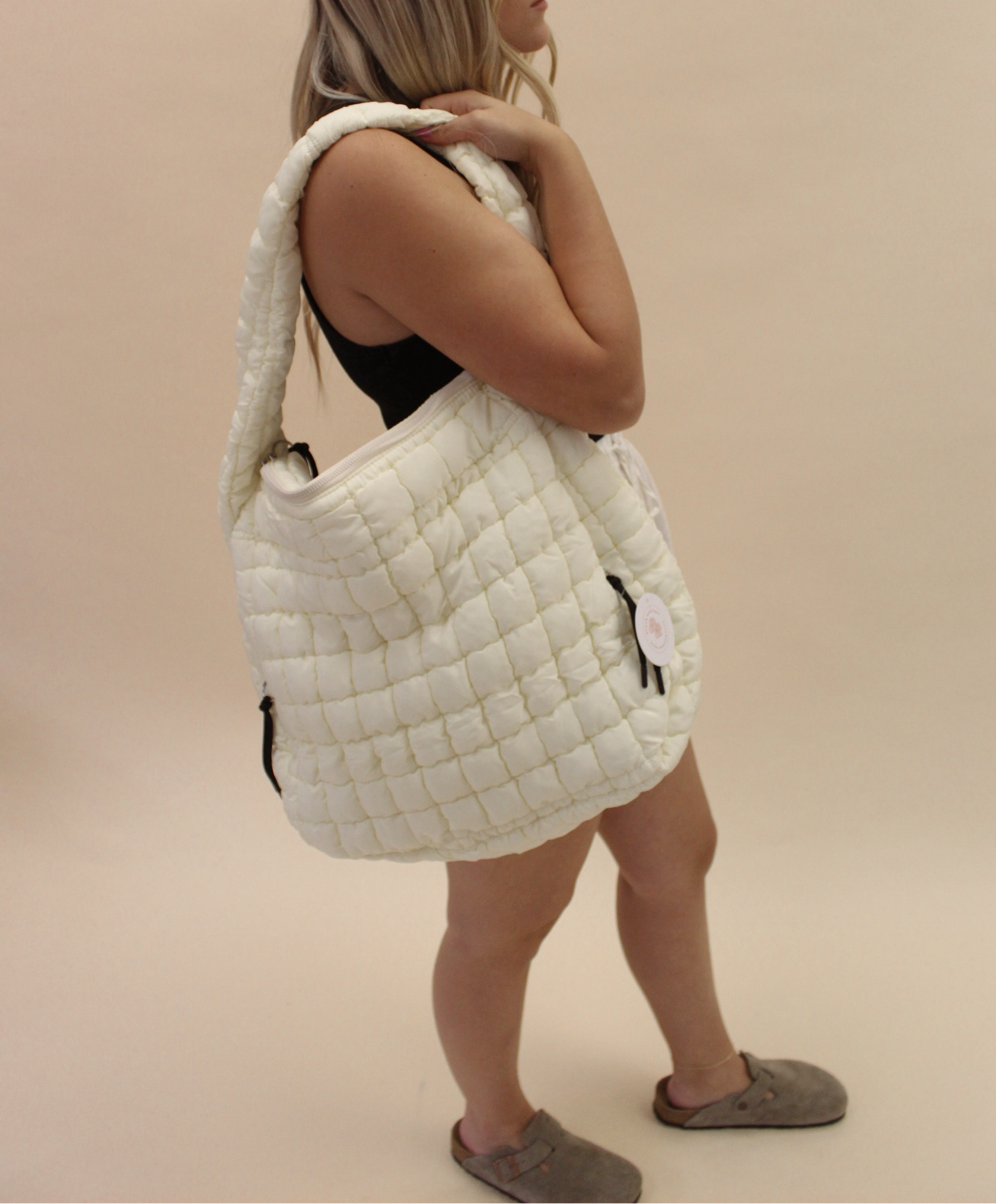 Quilted Carryall Crossbody