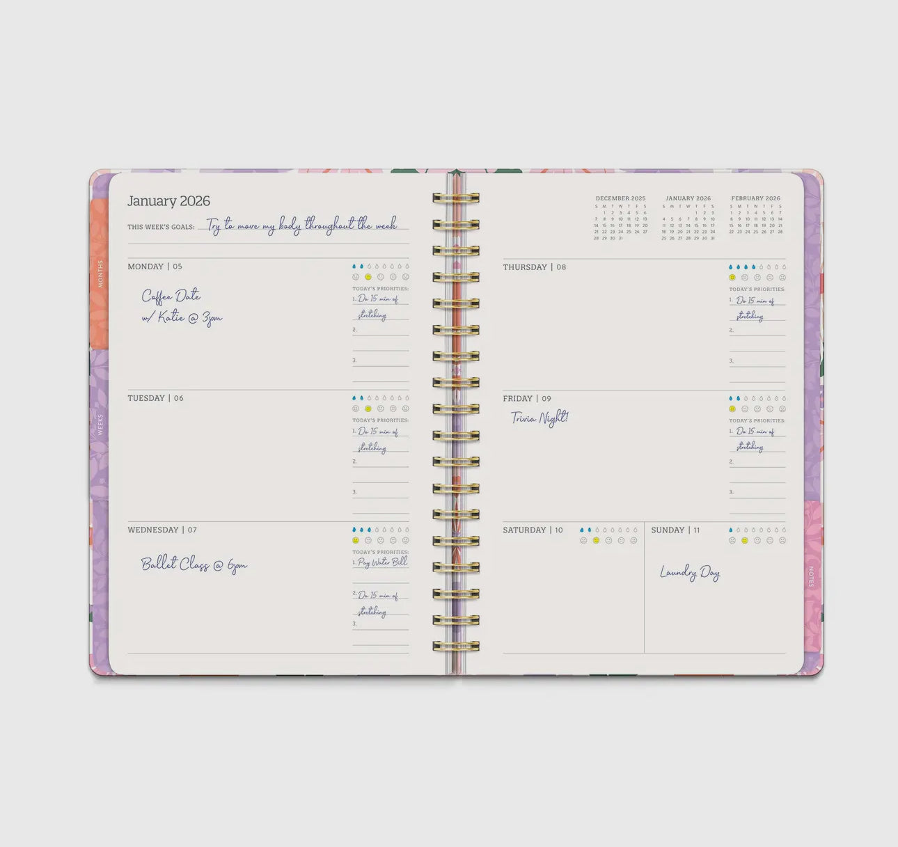 2026 Color Block Good Day Planner