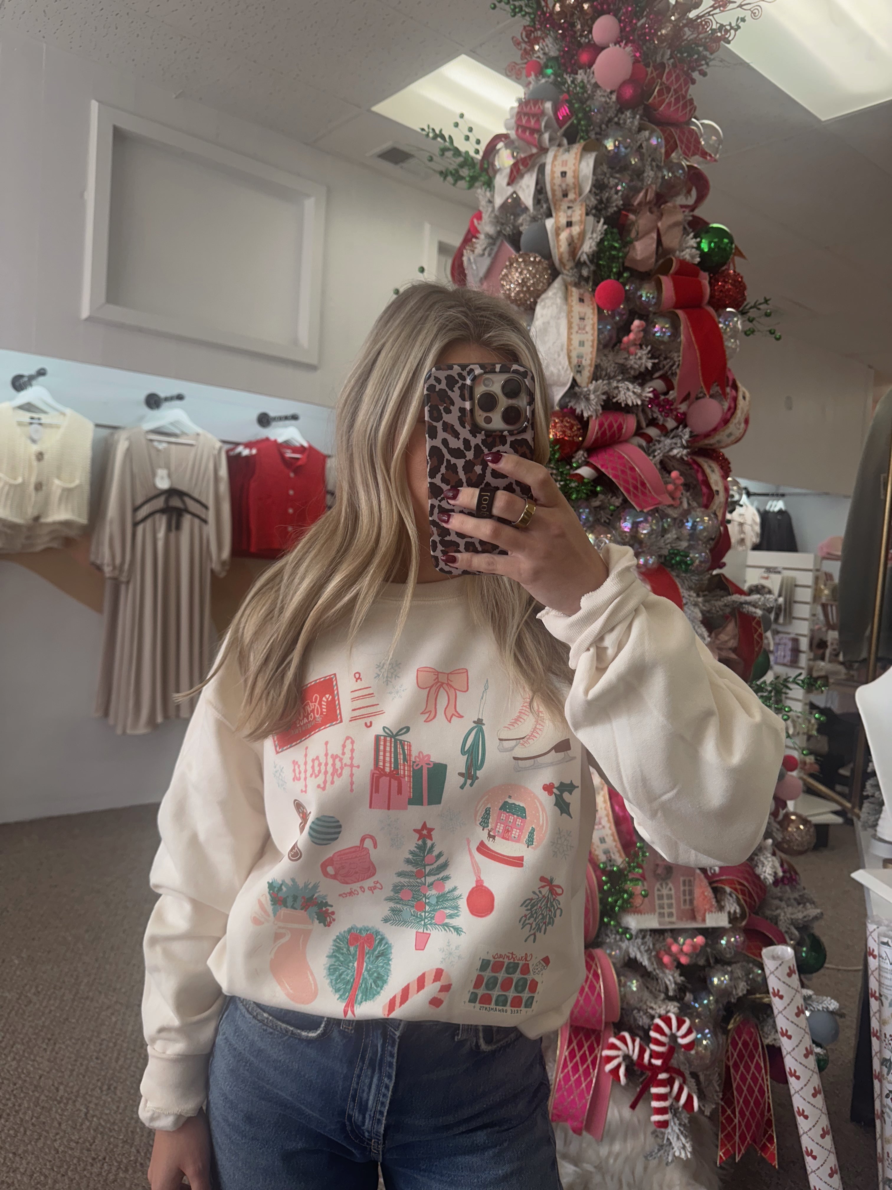 Christmas Collage Sweatshirt