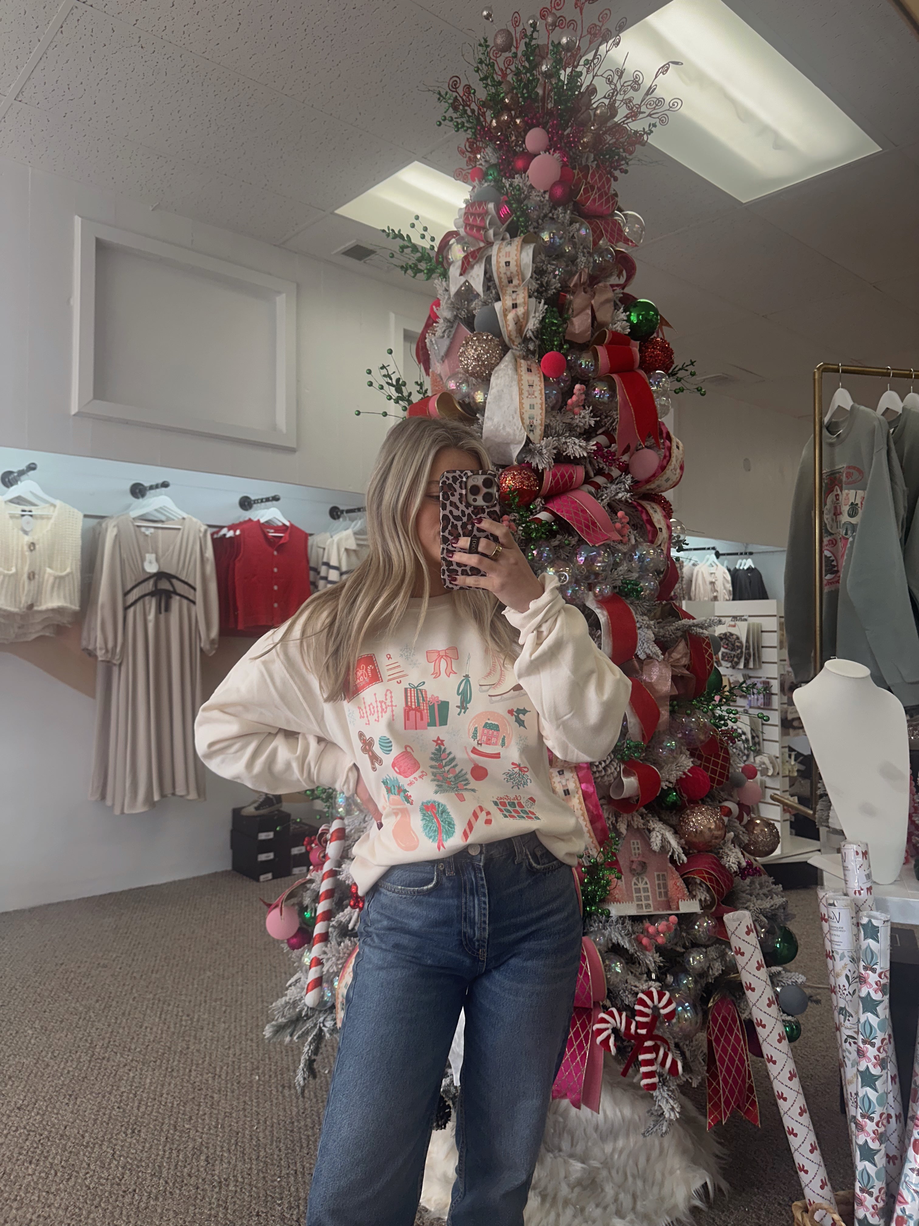 Christmas Collage Sweatshirt