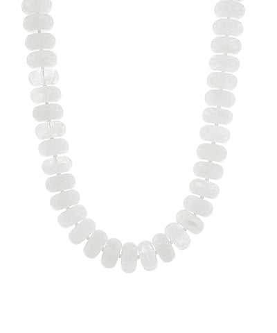 Marble Bead Necklace (White)